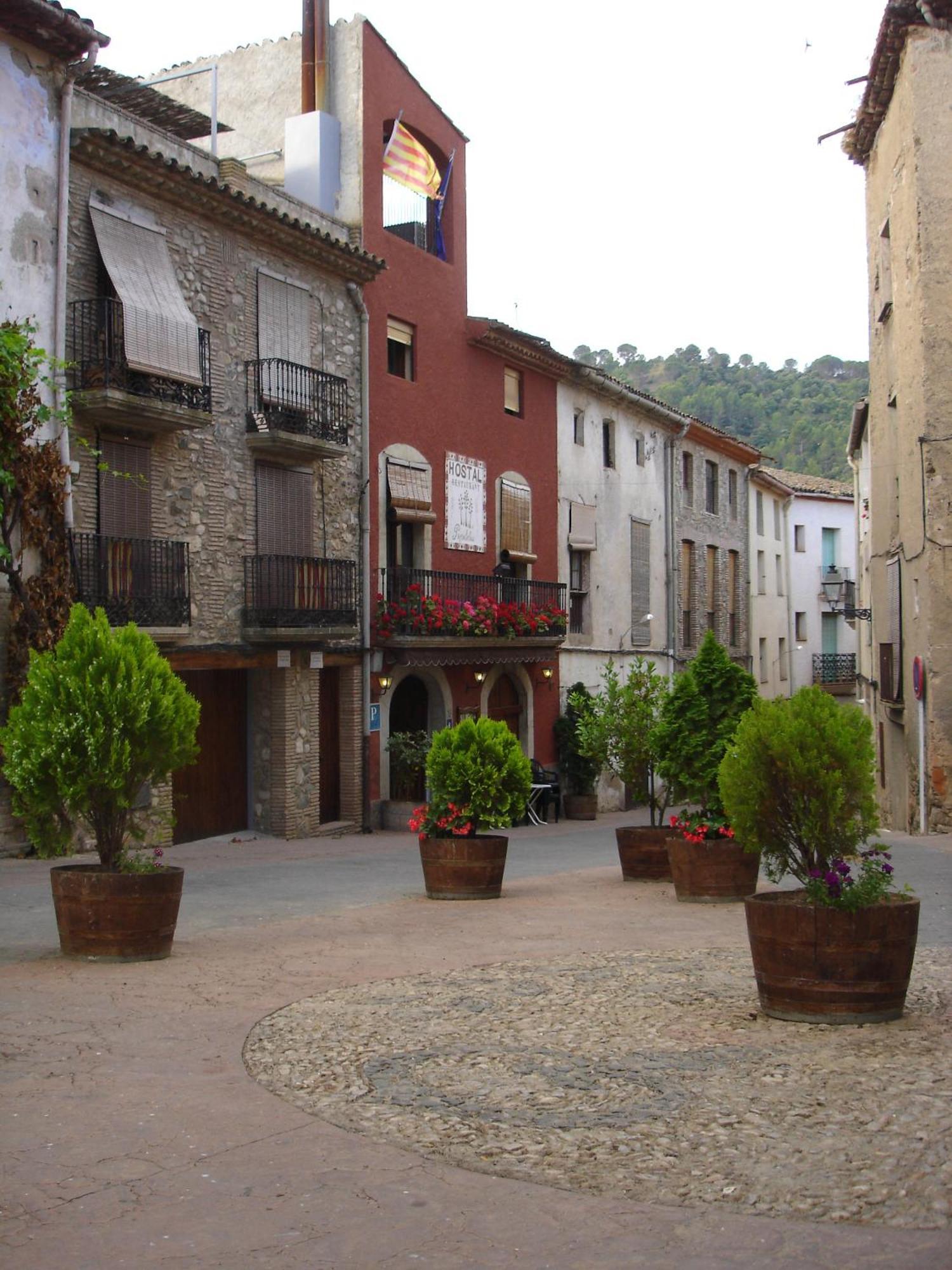 Hostal Populetus Poboleda Esterno foto